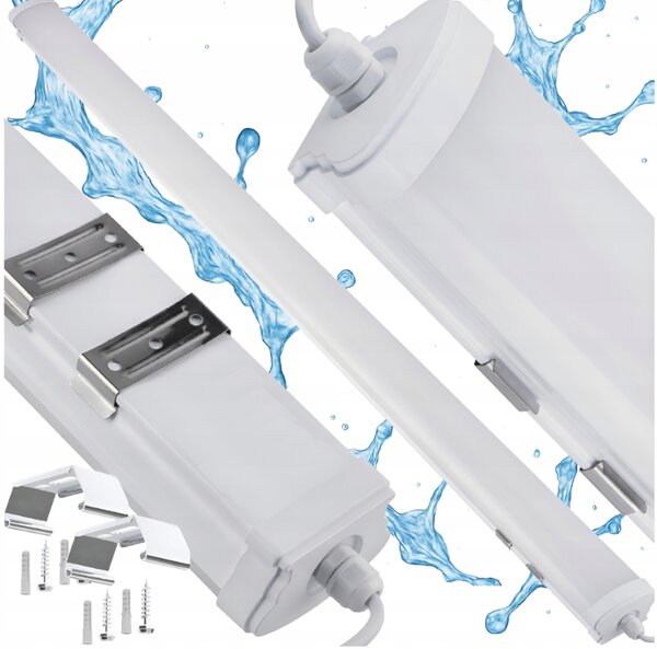 2x LED stropní svítidlo 70W 150cm 7000lm 230v BERGE
