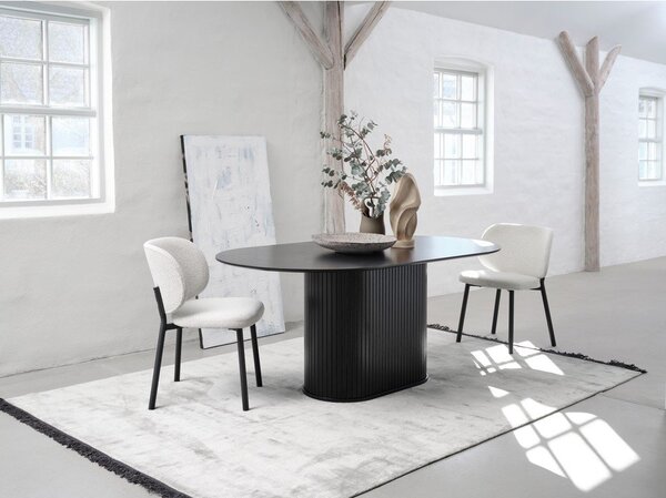 Bílé jídelní židle v sadě 2 ks Swan – Unique Furniture