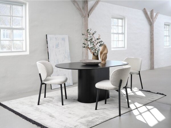 Bílé jídelní židle v sadě 2 ks Swan – Unique Furniture