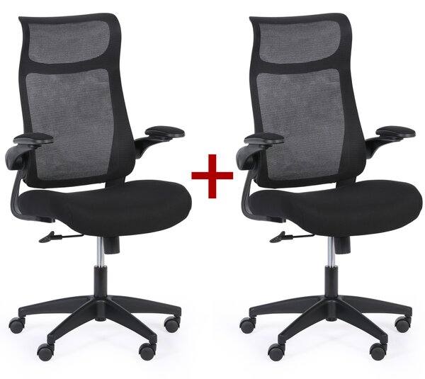 Kancelářské křeslo LUCKY 1+1 ZDARMA, černá