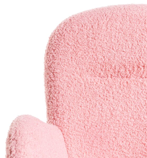 Židle k psacímu stolu PRIDDY Buklé Růžová