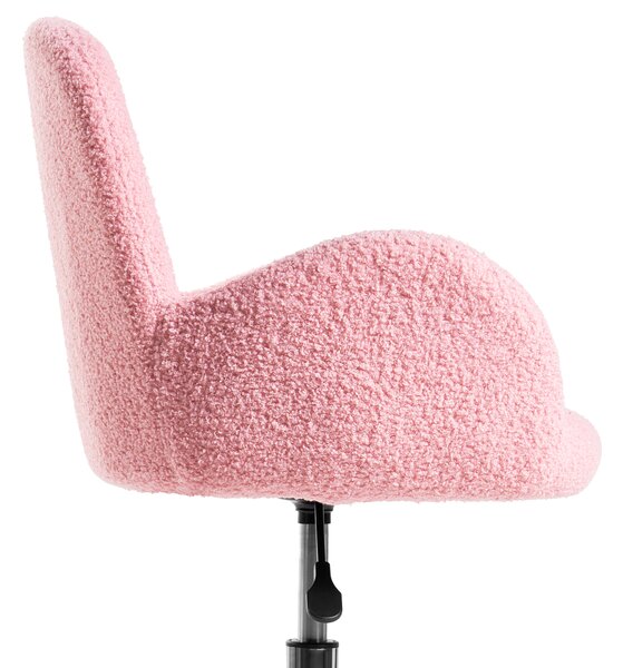 Židle k psacímu stolu PRIDDY Buklé Růžová