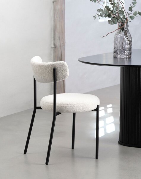 Bílé jídelní židle v sadě 2 ks Gimli – Unique Furniture