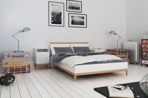 Dřevěná postel Livia - zvýšená Rozměr: 120x200