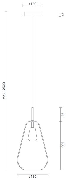 Nuura designová závěsná svítidla Anoli 1 Medium