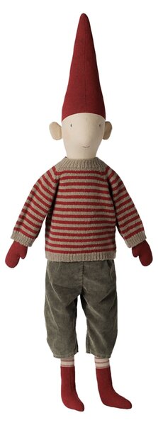 Vánoční skřítek Pixy Striped knitted sweater 84 cm – Boy