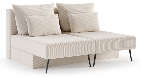 Modulární rohová pohovka MIRANO KRÉMOVÁ SZTRUKS 160x200