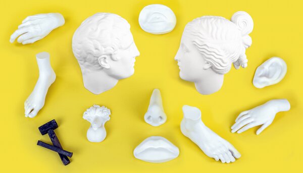 Seletti designové dekorace Memorabilia Mvsevm Male Foot