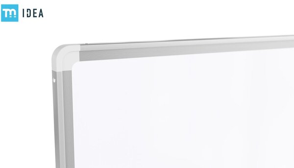 Mobilní tabule TM Idea, oboustranná, otočná, za sucha stíratelná, magnetická, 100x70 cm – řada FLEX, DMB107