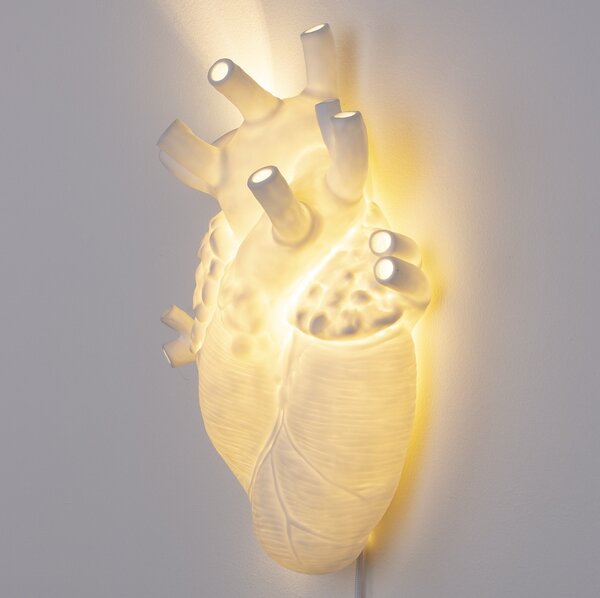 Seletti designové nástěnné svítidlo Heart Lamp