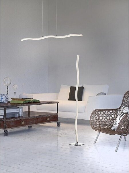 Redo 01-893 - LED Lustr na lanku PULSE LED/23,1W/230V matný chrom