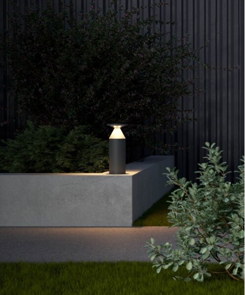 Redo 90589 - LED Venkovní lampa BIRO LED/12W/230V 3000K 30cm CRI90 IP65 antracit