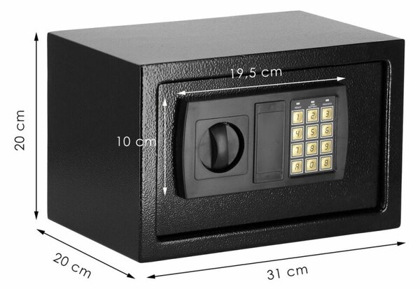Elektronický trezor 31x20x20 cm SPRINGOS TXc5060