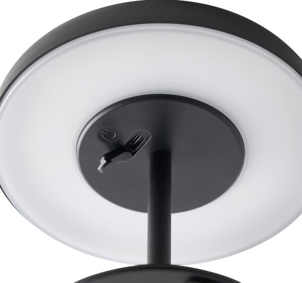 Nordlux - LED Solární lampa ELMER LED/2W/3,7V IP44 černá