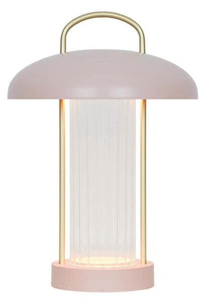 Nordlux - LED Stmívat. nabíjecí dotyková stolní lampa MIRANO LED/3W/3,7V růžová