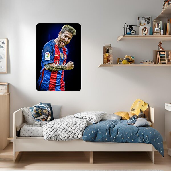 Textilní samolepka na zeď "MESSI 2"