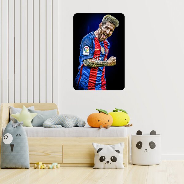 Textilní samolepka na zeď "MESSI 2"
