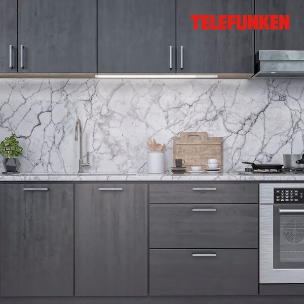 BRILONER TELEFUNKEN LED skříňkové svítidlo 87,5 cm 14W 1600lm stříbrná TF 203904TF