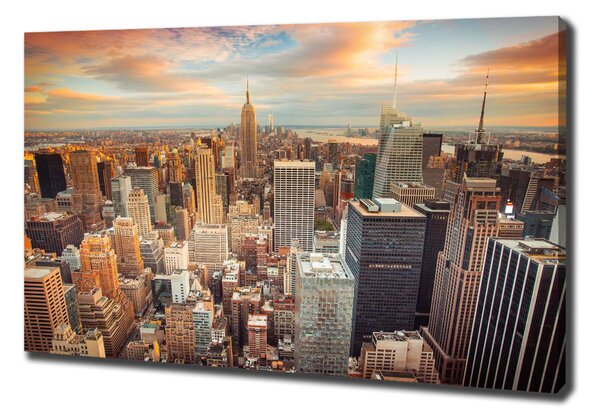 Foto obraz na plátně New York ptačí pohled oc-66358355