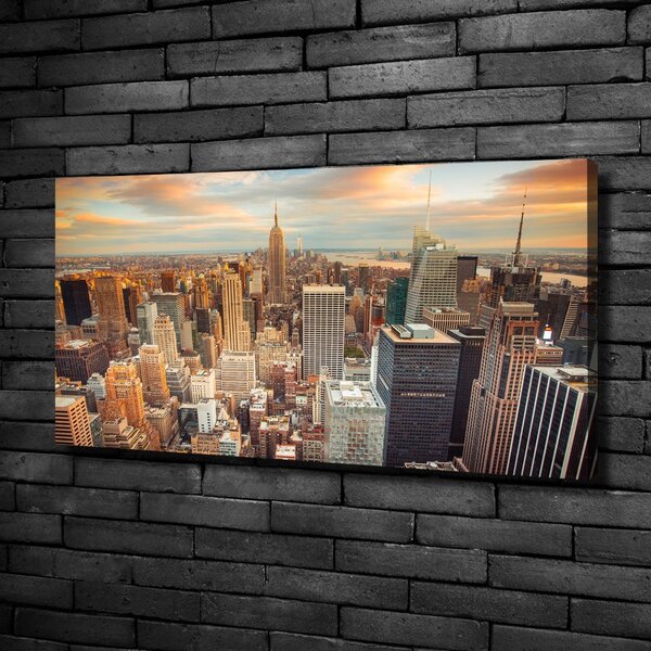Foto obraz na plátně New York ptačí pohled oc-66358355