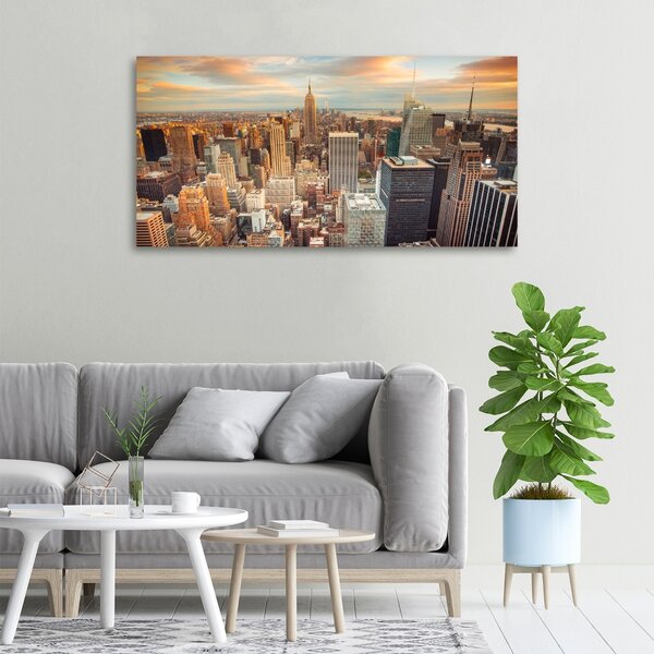 Foto obraz na plátně New York ptačí pohled oc-66358355