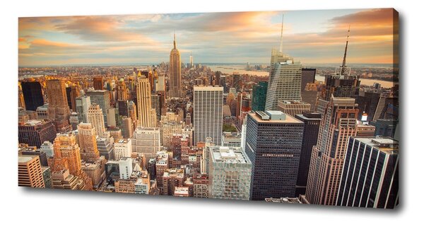 Foto obraz na plátně New York ptačí pohled oc-66358355