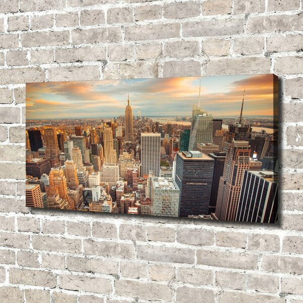 Foto obraz na plátně New York ptačí pohled oc-66358355