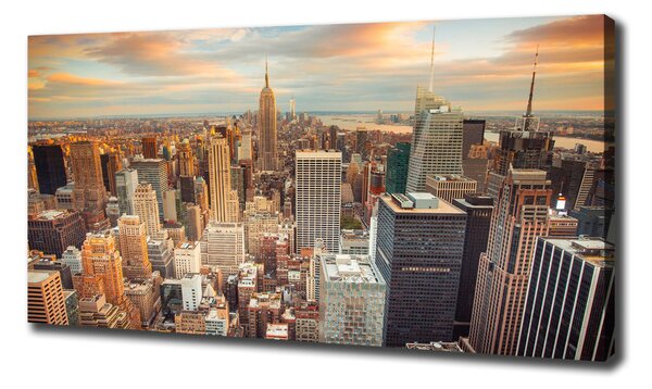 Foto obraz na plátně New York ptačí pohled oc-66358355