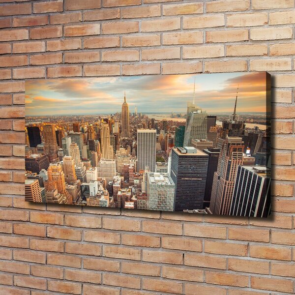 Foto obraz na plátně New York ptačí pohled oc-66358355