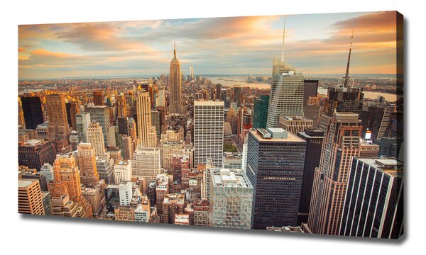 Foto obraz na plátně New York ptačí pohled oc-66358355