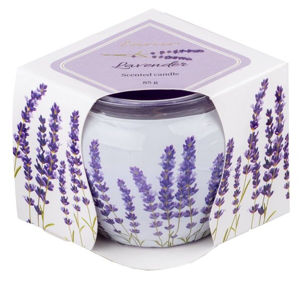 Emocio vonná svíčka ve skle French Lavender Dekor 70x62mm