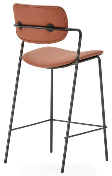 Marckeric Koženková barová židle Maika 68 cm