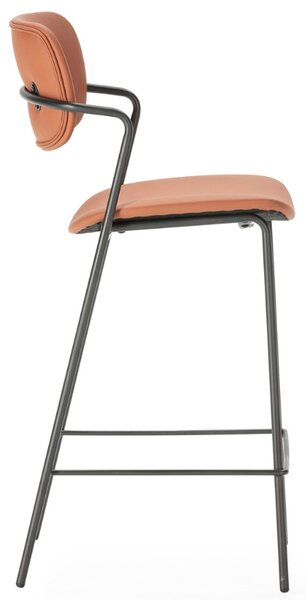 Marckeric Koženková barová židle Maika 68 cm