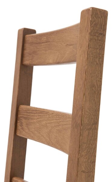 Dubová lakovaná židle Ladder Back rustik