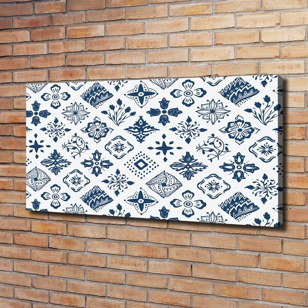 Moderní fotoobraz canvas na rámu Květinový vzor oc-66878364