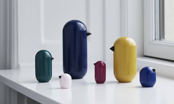 Normann Copenhagen designové dekorace Little Bird (výška 5 cm)