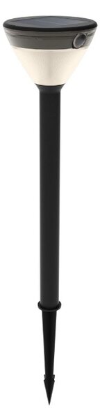 Solární zahradní sloupek LED 2700K čierna IP44 PHILIPS Kyna 8721103105615