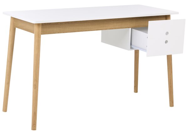 Pracovní stůl FENESTRA Světle hnědá/Bílá 120 cm 50 cm