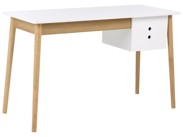Pracovní stůl FENESTRA Světle hnědá/Bílá 120 cm 50 cm