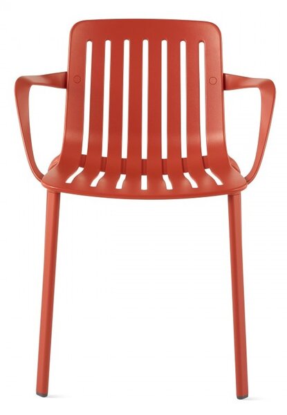MAGIS - Židle PLATO s područkami - červená