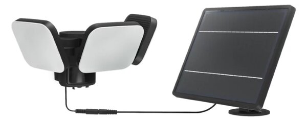 Solární nástěnné svítidlo se senzorem LED 5000K čierna IP65 PHILIPS UltraEfficient Zyren 8721103105455