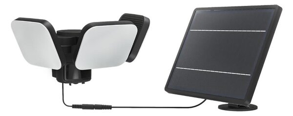 Solární nástěnné svítidlo se senzorem LED 5000K čierna IP65 PHILIPS UltraEfficient Zyren 8721103105455