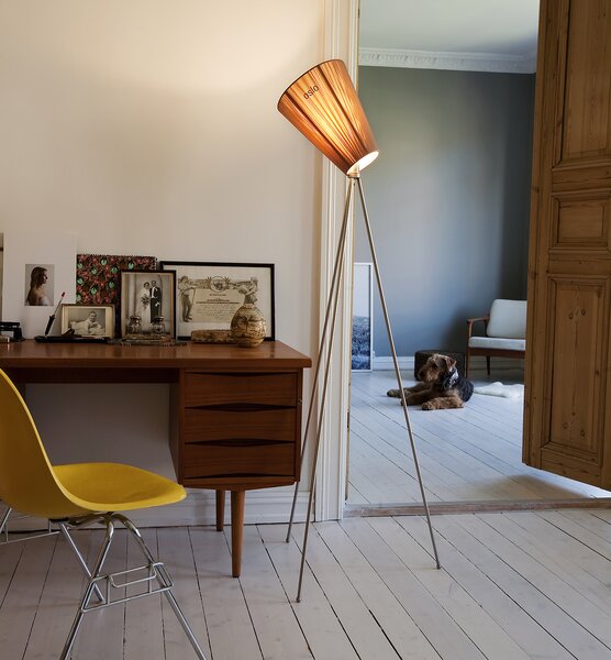 Northern designové stojací lampy Oslo Wood