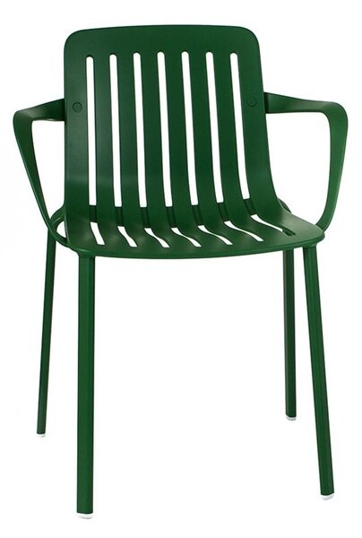 MAGIS - Židle PLATO s područkami - zelená