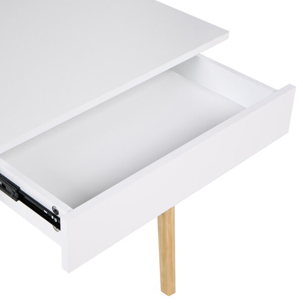 Pracovní stůl THESLAY Světle hnědá/Bílá 120 cm 60 cm