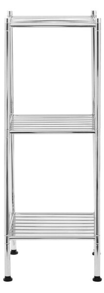 Koupelnový regál ve stříbrné barvě 34x80 cm – Premier Housewares