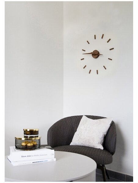 Designové nástěnné hodiny Nomon Sunset Wood 50cm