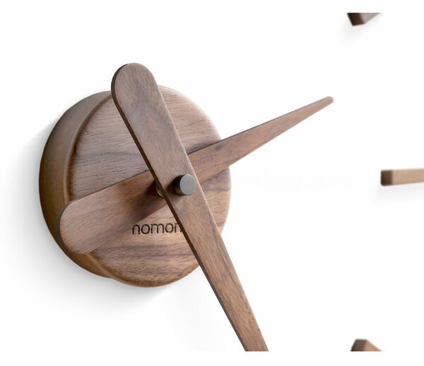 Designové nástěnné hodiny Nomon Sunset Wood 50cm