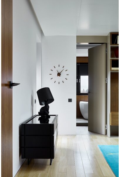 Designové nástěnné hodiny Nomon Sunset Graphite 50cm