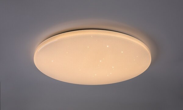 Rabalux 71448 LED přisazené stropní svítidlo Danny2 | 80W integrovaný LED zdroj | 5700lm | 3000-6500K | dálkové ovládání | stmívač | bílá